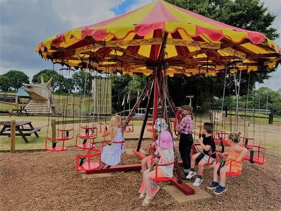 Dorset Heavy Horse Farm Park - Swing chairs