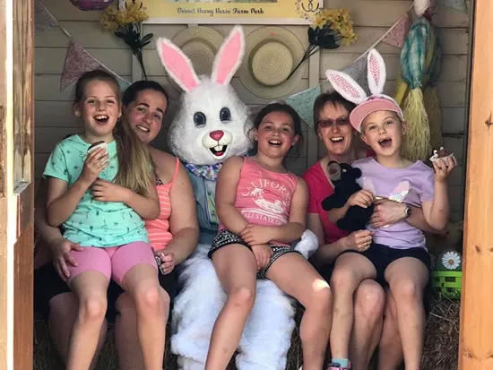 Dorset Heavy Horse Farm Park - Easter bunny