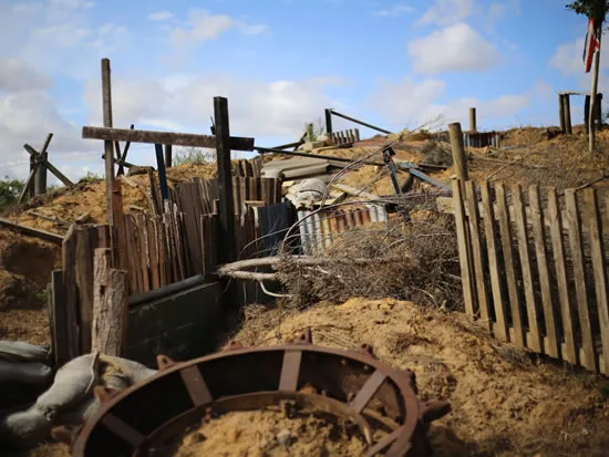 Dorset Heavy Horse Farm Park - World War trench display